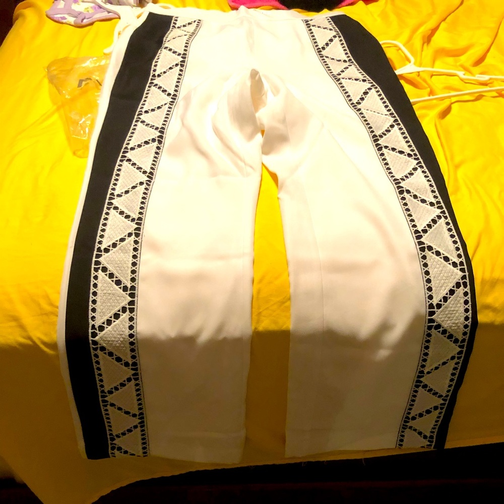 Trim Detail Pants